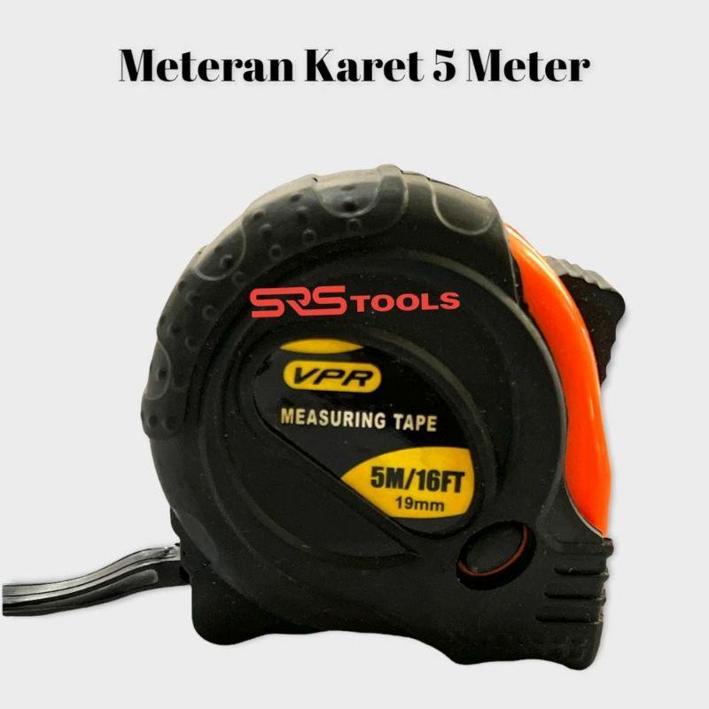 Meteran Karet 5 Meter x 19 mm - Roll Meter Karet 5M x 19mm
