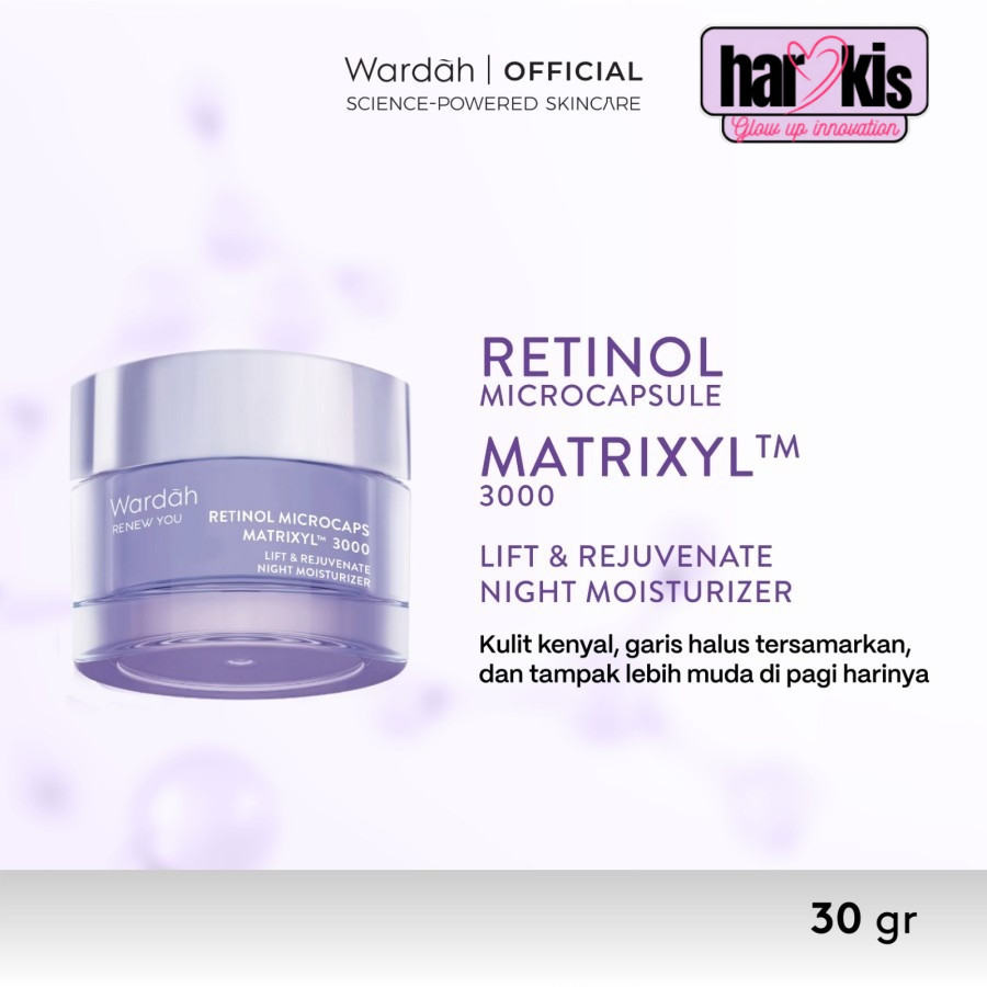 Wardah Night Moisturizer Renew You Retinol Rejuvenate