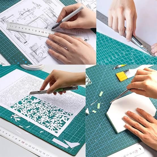 

junesix cutting mat double side/alas potong dua sisi A2 60x45cm tebal 3mm