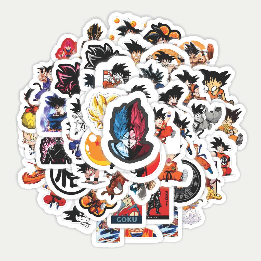 

Sticker Pack Stiker Manga Goku | Sticker TUMBLR | Stiker LAPTOP KOPER HELM