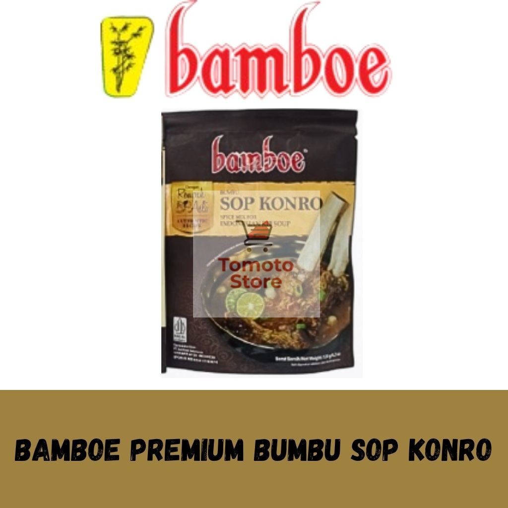 

✨ TOMOTOSTORE ✨ BAMBOE Premium / Authentic Recipe Bumbu Sop Konro Spice Mix for Indonesian Rib Soup