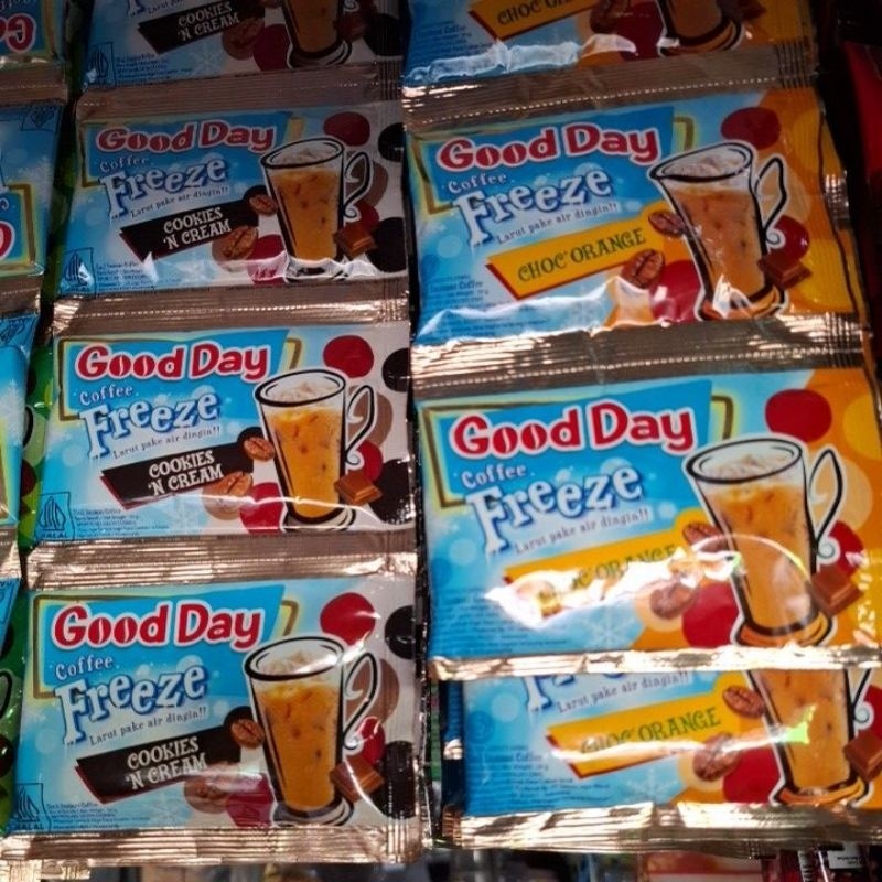 

GOOD DAY FREEZE, 30GR 1RENTENG ISI 10 PCS