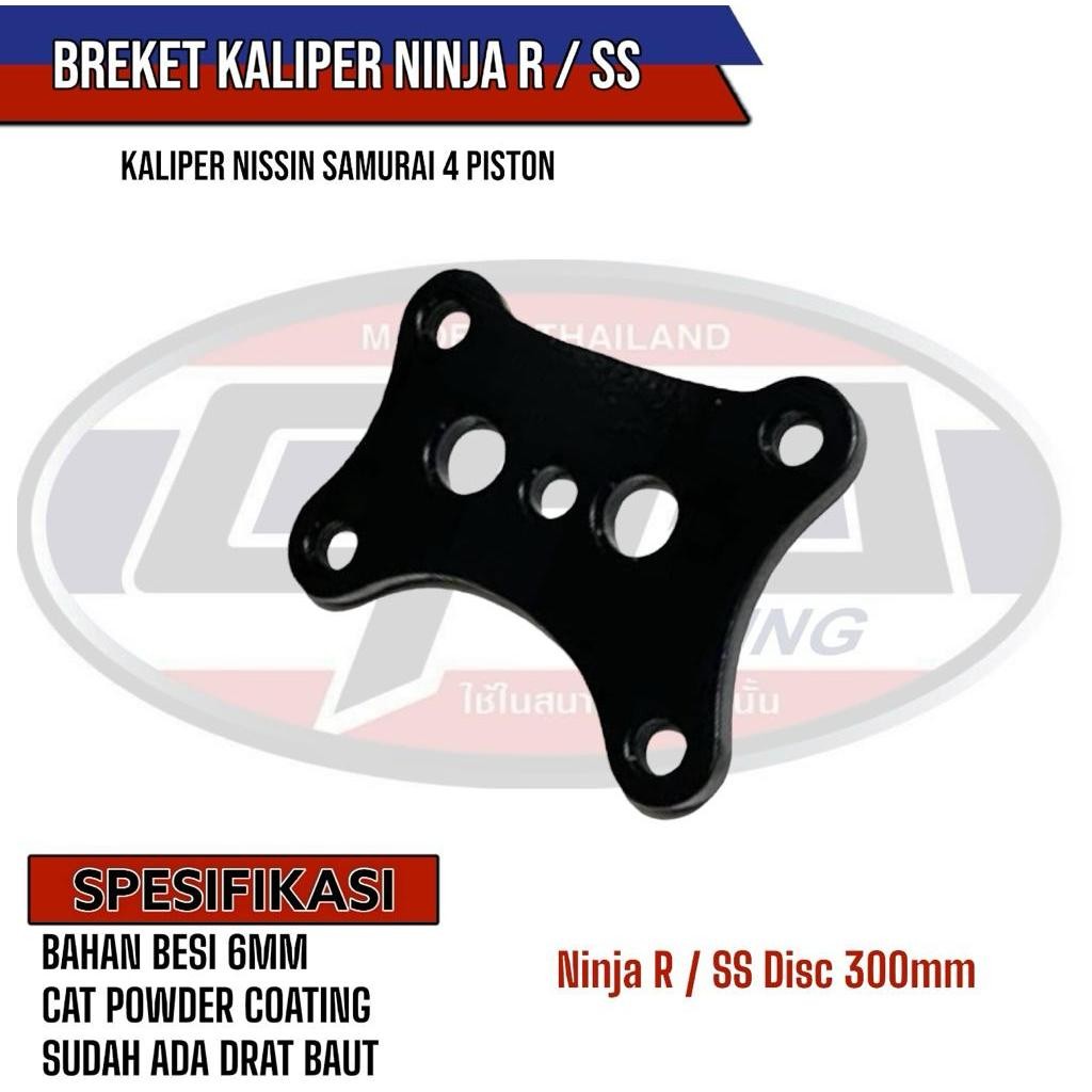 Breket Kaliper NINJA R / SS  Kaliper NISSIN SAMURAI 4 Piston