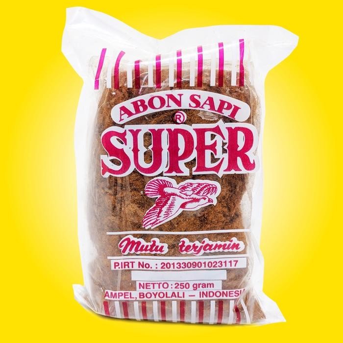 

Abon Sapi Super Pedas Cap Burung Khas Boyolali - Super Manis