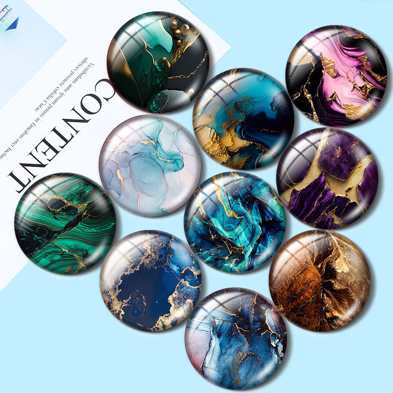 

Art Coloful Watercolor Purple Abstract Texture 12mm/18mm/20mm/25mm Round photo glass cabochon demo flat back Making findings