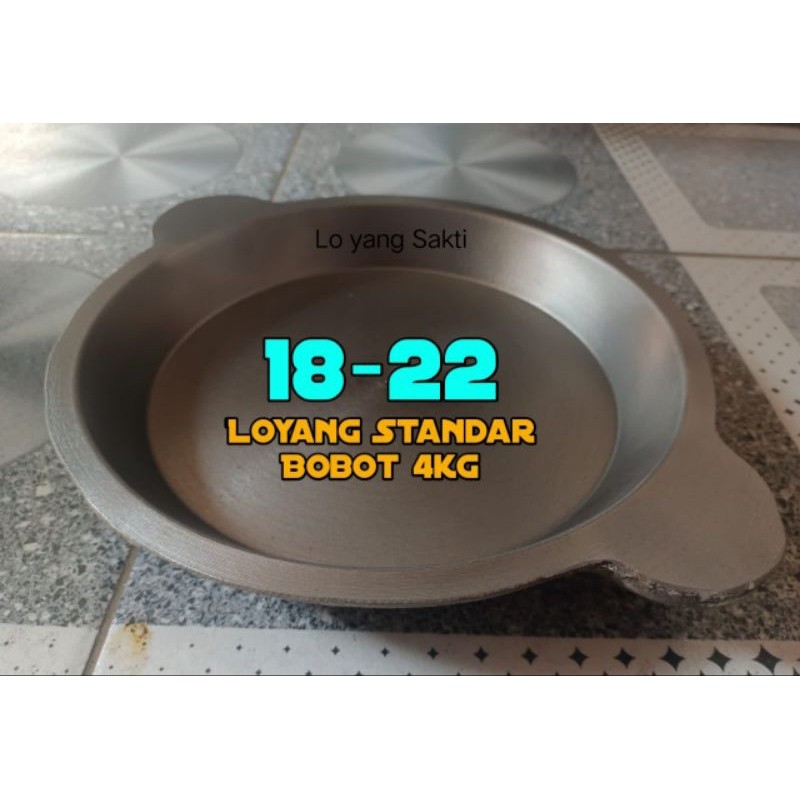 Loyang Standar Martabak Bangka Ukuran 18-22