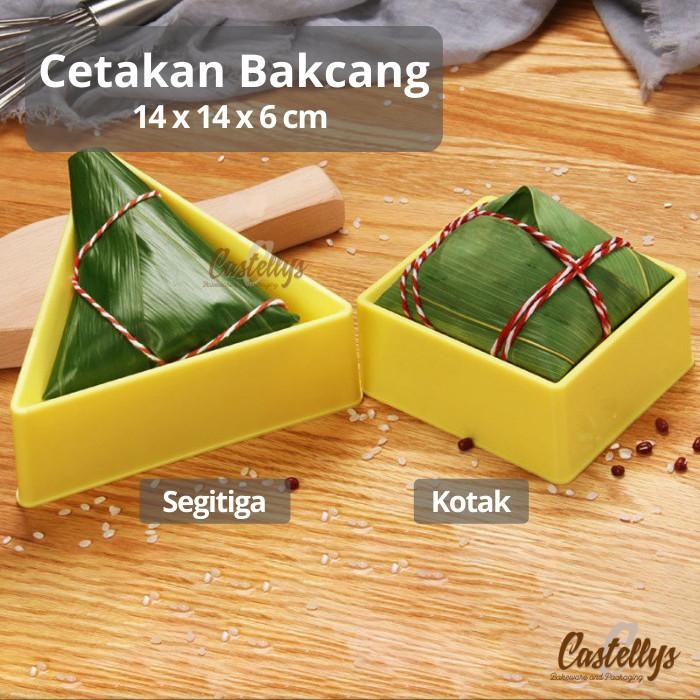 Cetakan Bakcang CBC-001 Alat Pencetak Bacang Bak Cang Plastik - Segitiga Hijau