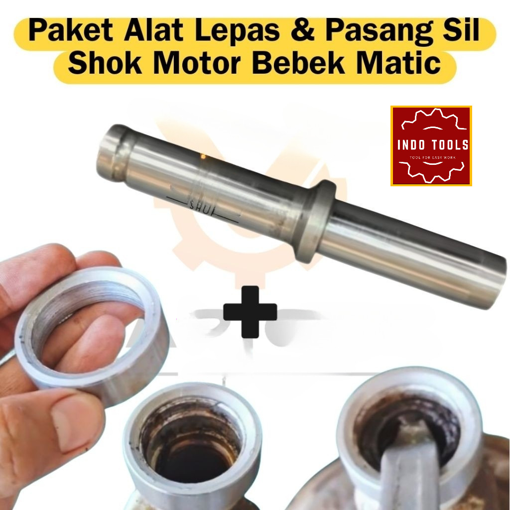 Paket Alat Lepas dan Pasang seal sil Shock depan motor bebek matic as26 Treker Sil Shockbreaker