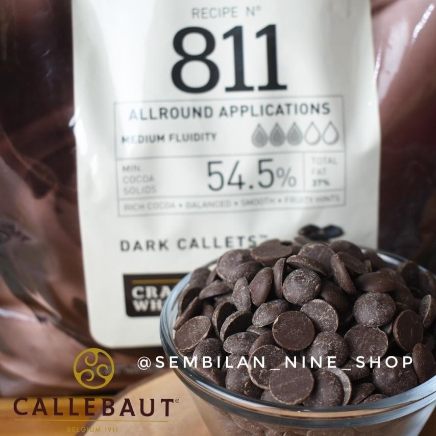 

CALLEBAUT 811 DARK Callets 54,5% DARK Chocolate Couverture 250 GRAM
