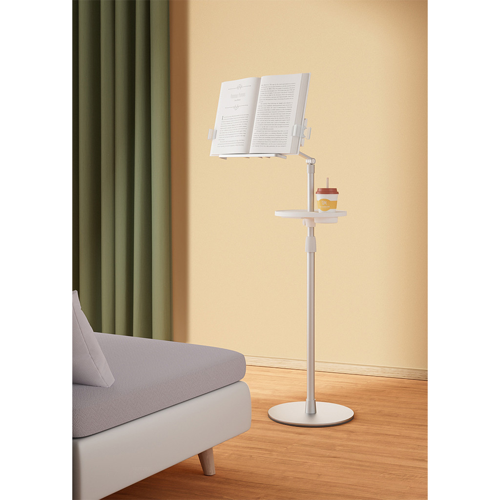 

UP-9ZB Height Adjust Reading Book Floor Stand Document Shelf Book Holder Support Arm Tablet Music Score Recipe Bible Stand