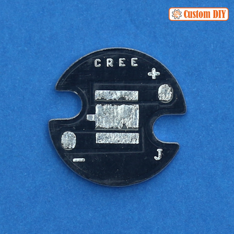 Custom DIY PCB 16mm 5050 Aluminium Chip Led Ukuran 5mm x 5mm T6 XML XML2 Cree Luminus Yinding Lampu 