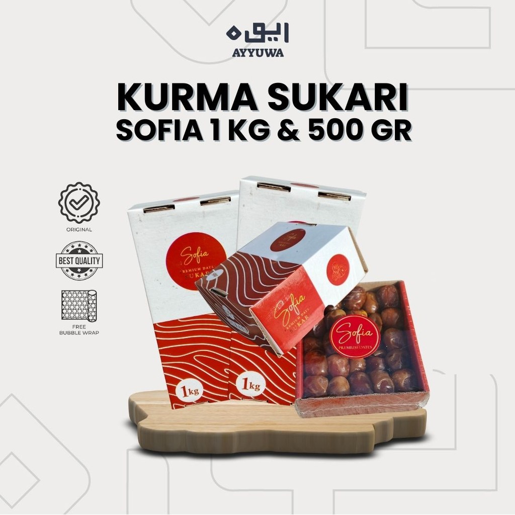 

KURMA SUKARI SOFIA PREMIUM / SUKARI SOFIA DATES KEMASAN BOX ORIGINAL