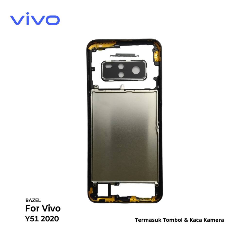 Update Bazel Bezel Vivo Y51 2020 Original Tulang Tengah Tutup Mesin Vivo Y51 2020