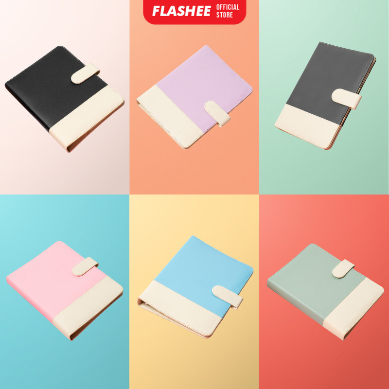 

Binder Two Tone A5 20 Ring Premium Berkualitas Sage Cream Binder Kulit Sintetis Buku Tulis Sekolah