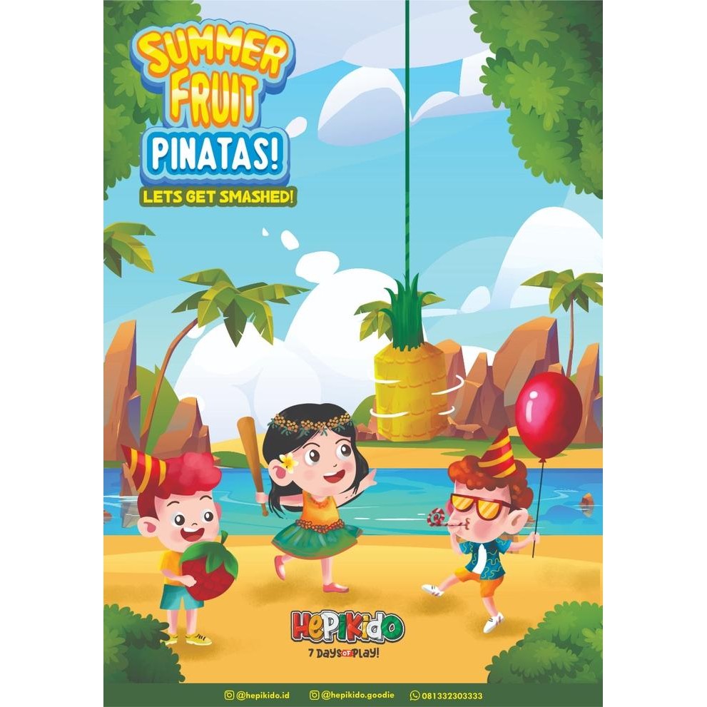 

HEPIKIDO • summer fruit PINATA DIY