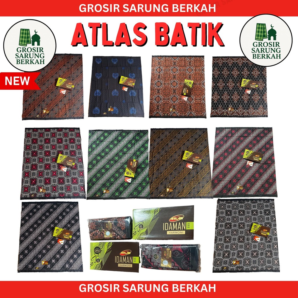 Grosir Murah Sarung Atlas Idaman Harmoni Batik