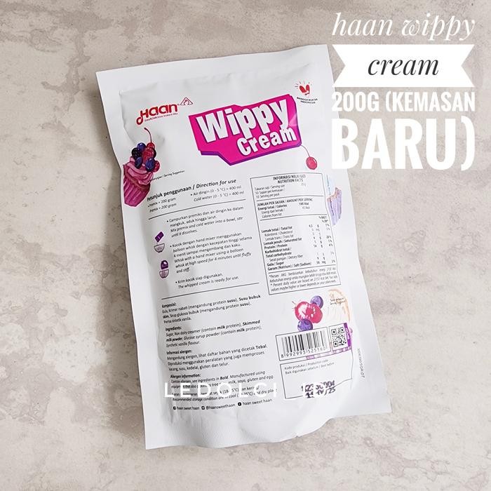 

HAAN WIPPY CREAM WHIPPING CREAM BUBUK POWDER 200 GR