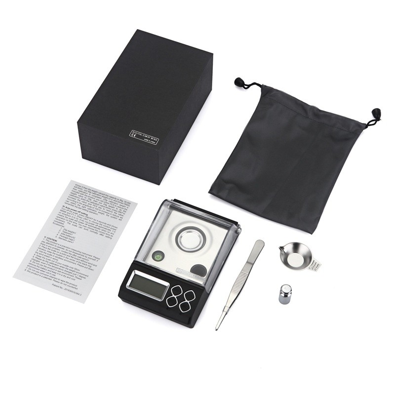20g 30g 50g Digital Milligram Scale 0.001g Precision Carat Jewelry Scales Gold Germ Lab Counting Bal