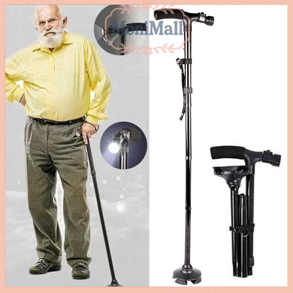 

Tongkat Bantu Jalan Walking Stick LED Light - EL-0087