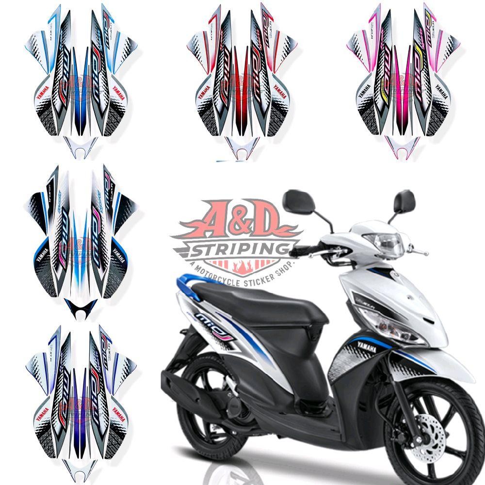 Striping Stiker Standar Lis Motor Yamaha Mio J Sporty 2013