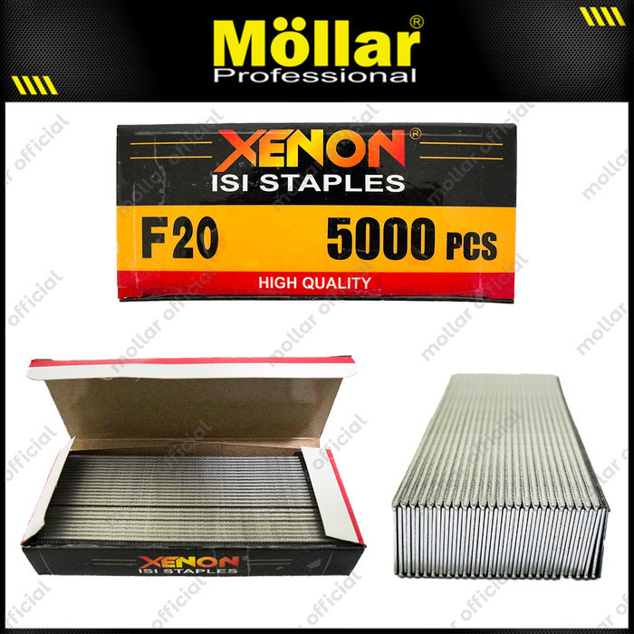 

XENON F20 REFILL ISI STAPLES PAKU TEMBAK – STAPLES TEMBAK F20 5000 PCS | NEXTOOLS
