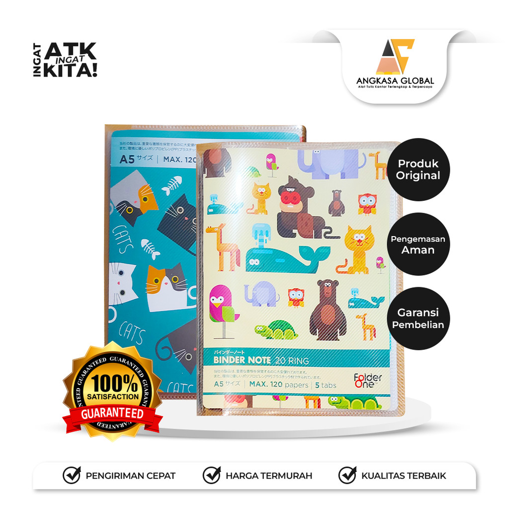 

FOLDER ONE BINDER NOTE A5 BNO100A (1PC)