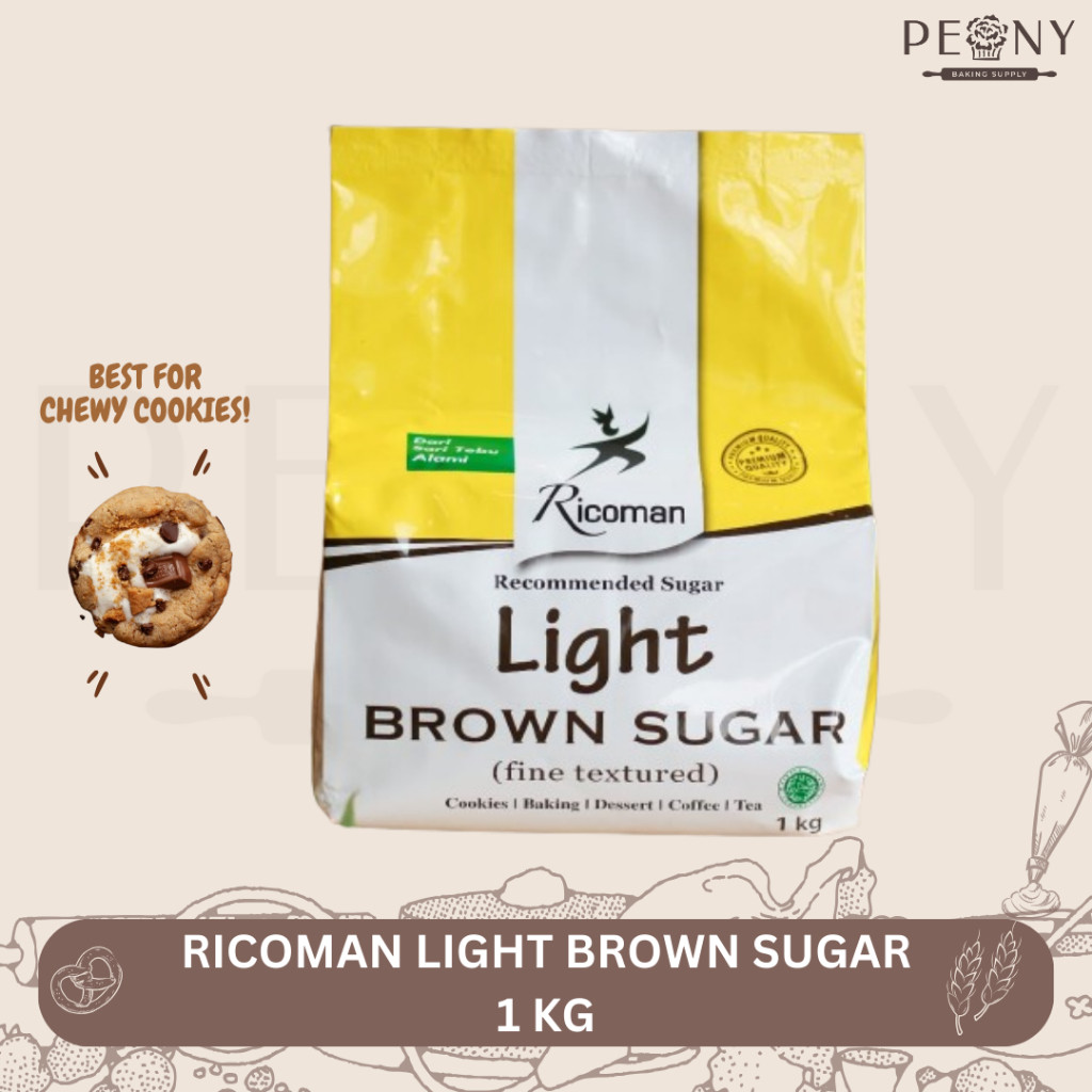 

RICOMAN LIGHT BROWN SUGAR 1 KG
