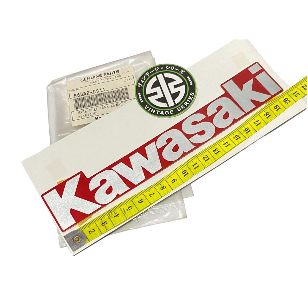 STRIPING STIKER TANGKI NINJA RR OLD CBU ZX MERAH striping stiker tangki ninja RR old merah original 