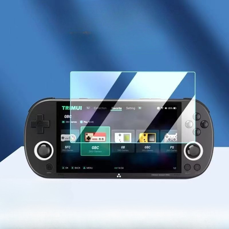 For Trimui Smart Pro HD Tempered Glass Ultra Clear Screen Protector for TRIMUI SMART PRO SmartPro Fu