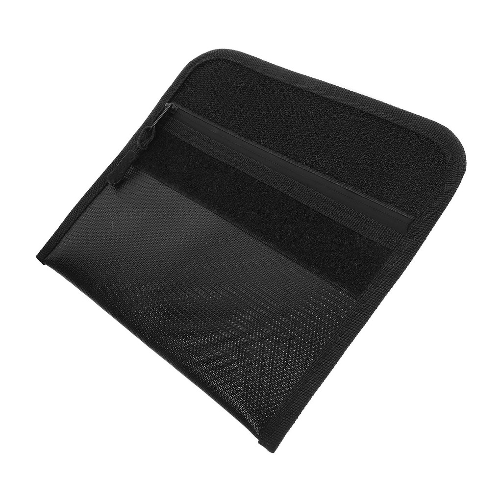 

Large Capacity Waterproof File Bag Fireproof Document Bag Silicone Fiber Fabric Cash Pouch Household File Safe Box File