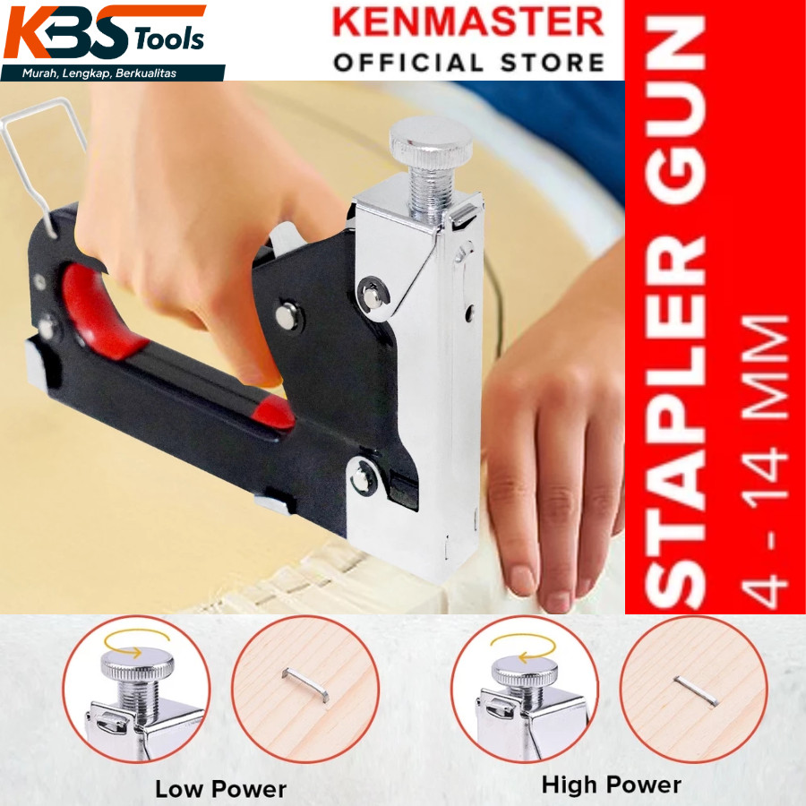 

Alat Stapler Staples Gun Besi 4-14 mm Hitam Kenmaster