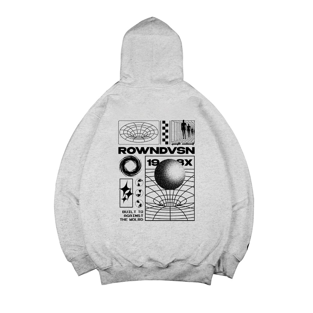 Rown Division Warehouse Hoodie - Rowndvsn Jaket Galactica Misty