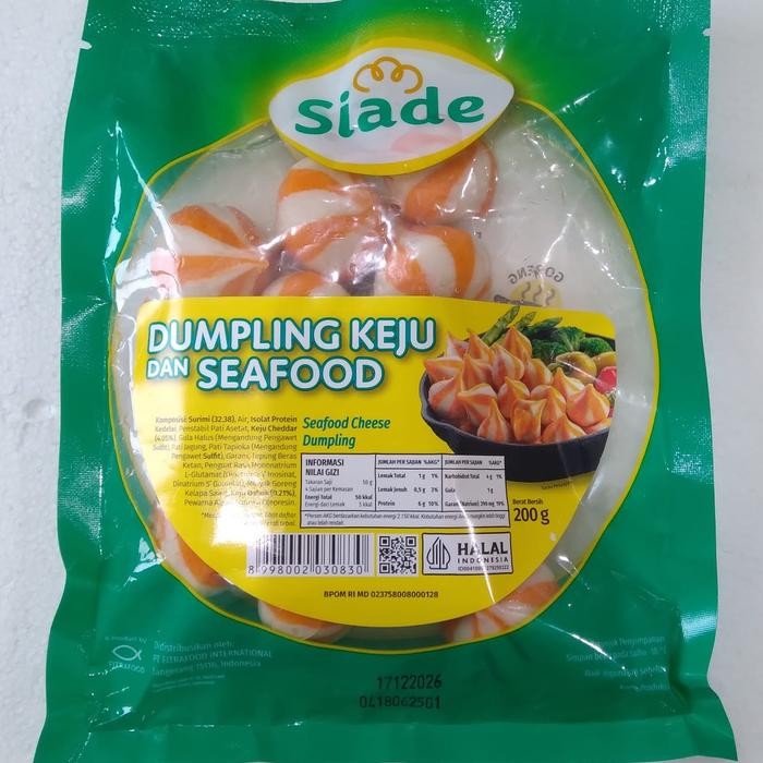 SIADE DUMPLING KEJU & SEAFOOD 200g