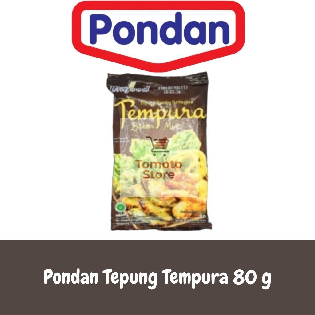 

✨ TOMOTOSTORE ✨ PONDAN Unifood Tepung Bumbu Serbaguna Tempura 80 gr