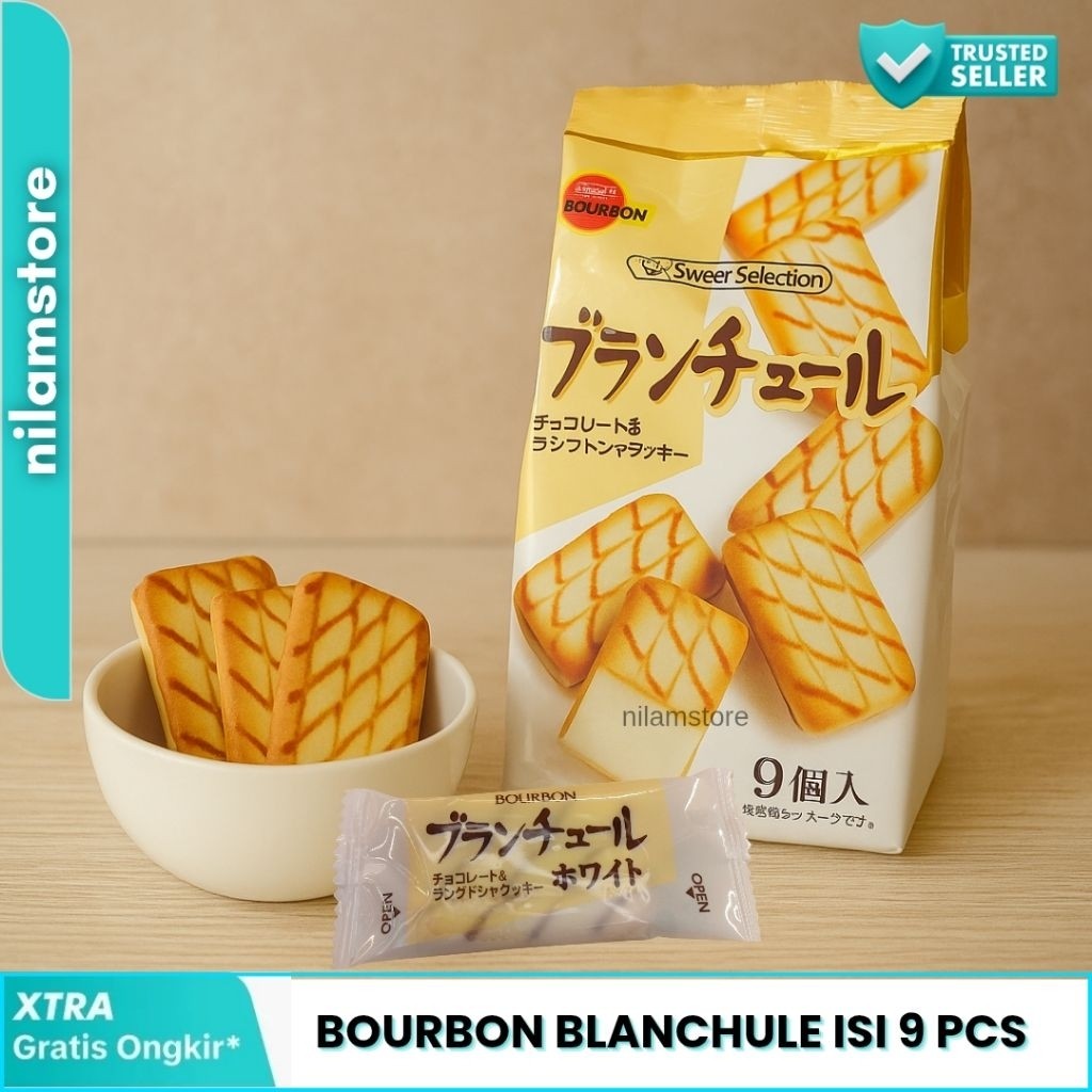 

Bourbon Blanchule Cookies isi 9 Pcs - Cookies Jepang Oleh oleh Jepang