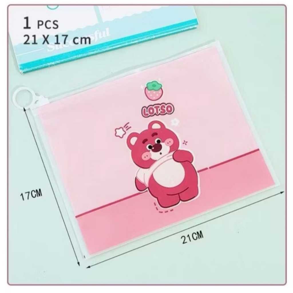 

Zipper Stationary Bag Multifungsi Motif Sanrio Melody Morol Sanrio / Pouch Zipper Sanrio