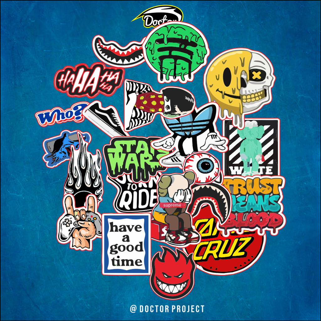

STIKER DECORATION SCRAPBOOK HYPBEAST SERIES