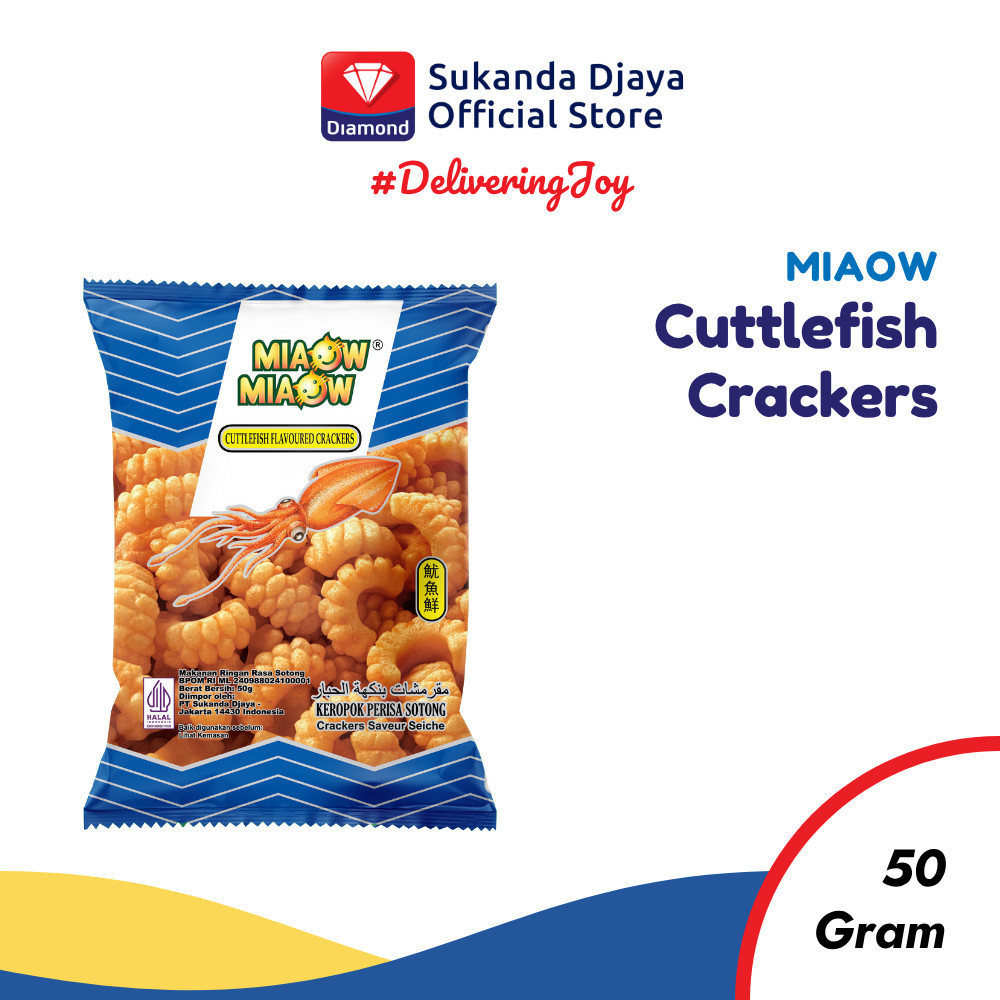 

MIAOW MIAOW Cuttlefish Crackers 50 GR