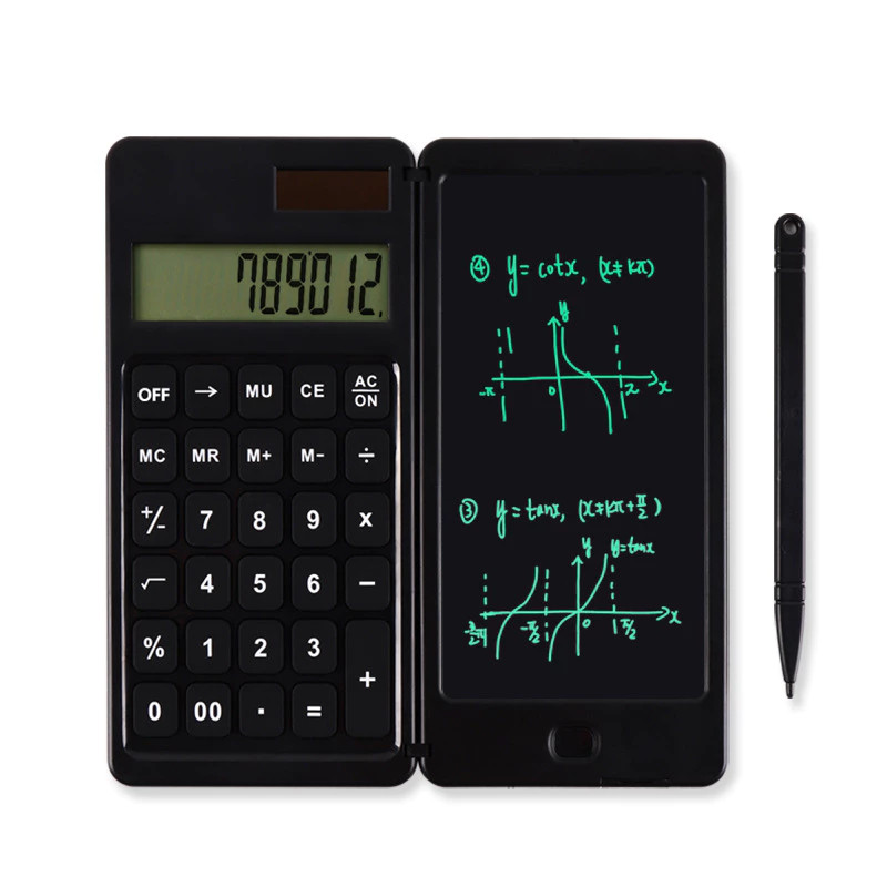 

Toysgallery88 Kalkulator Solar Lipat 12-Digit Digital Dengan Tablet Tulis Lcd