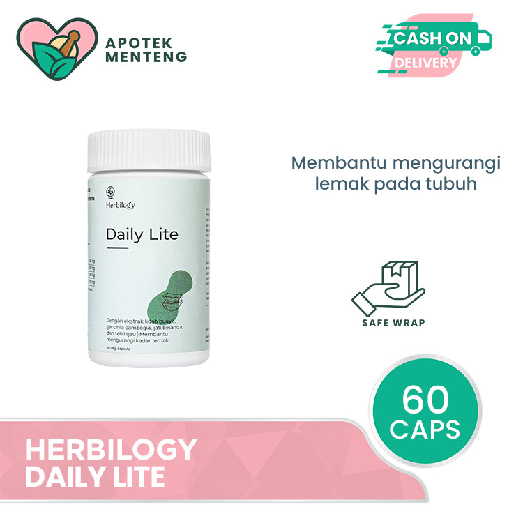 

Herbilogy Daily Lite (Slimming Capsule) 60 caps - Suplemen Herbal Pelangsing
