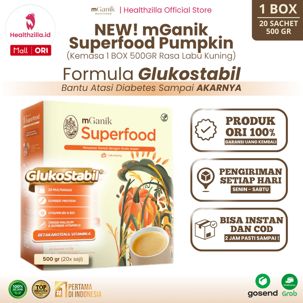 

New mGanik Superfood Pumpkin 1 BOX 20 Sachet