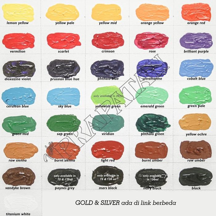 

Maries Acrylic Paint / Cat Akrilik Maries 120 ml - Cobalt Blue