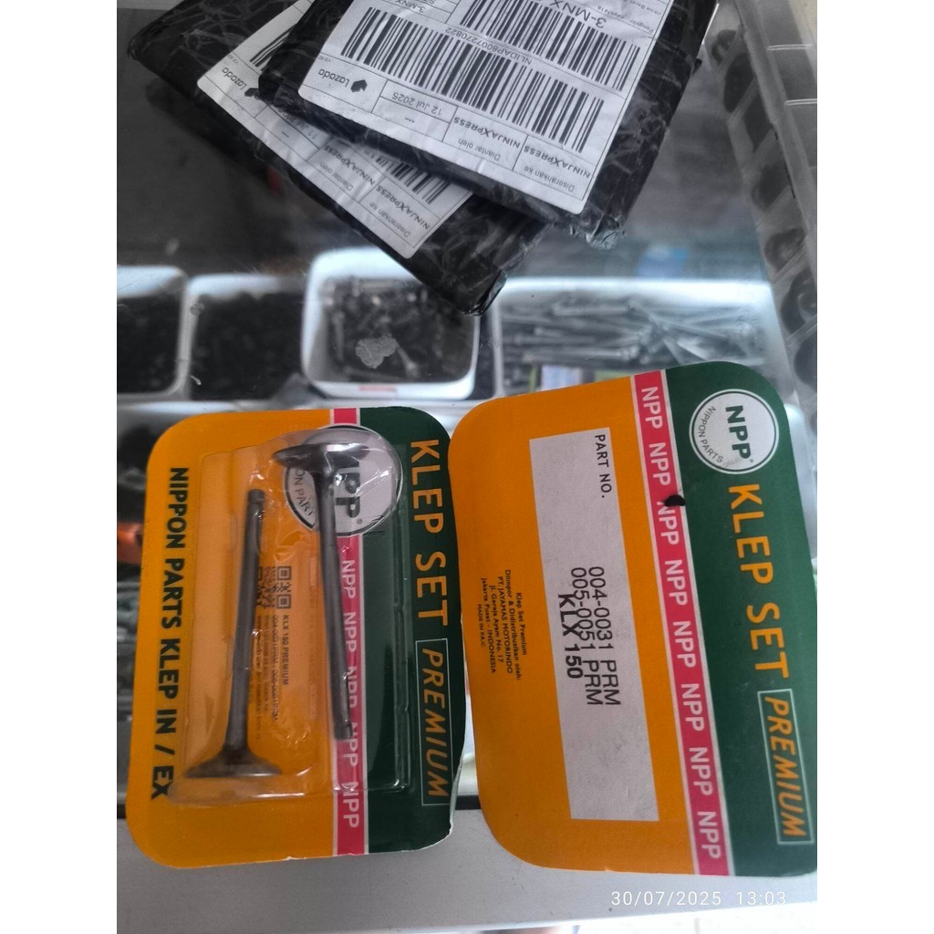 klep set npp kawasaki klx original npp