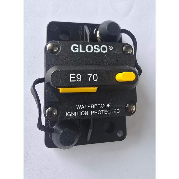 Original Circuit Breaker Fuse Reset Waterproof Circuit Breaker 12V 24 40VA  70A Audio Mobil Truck Bu