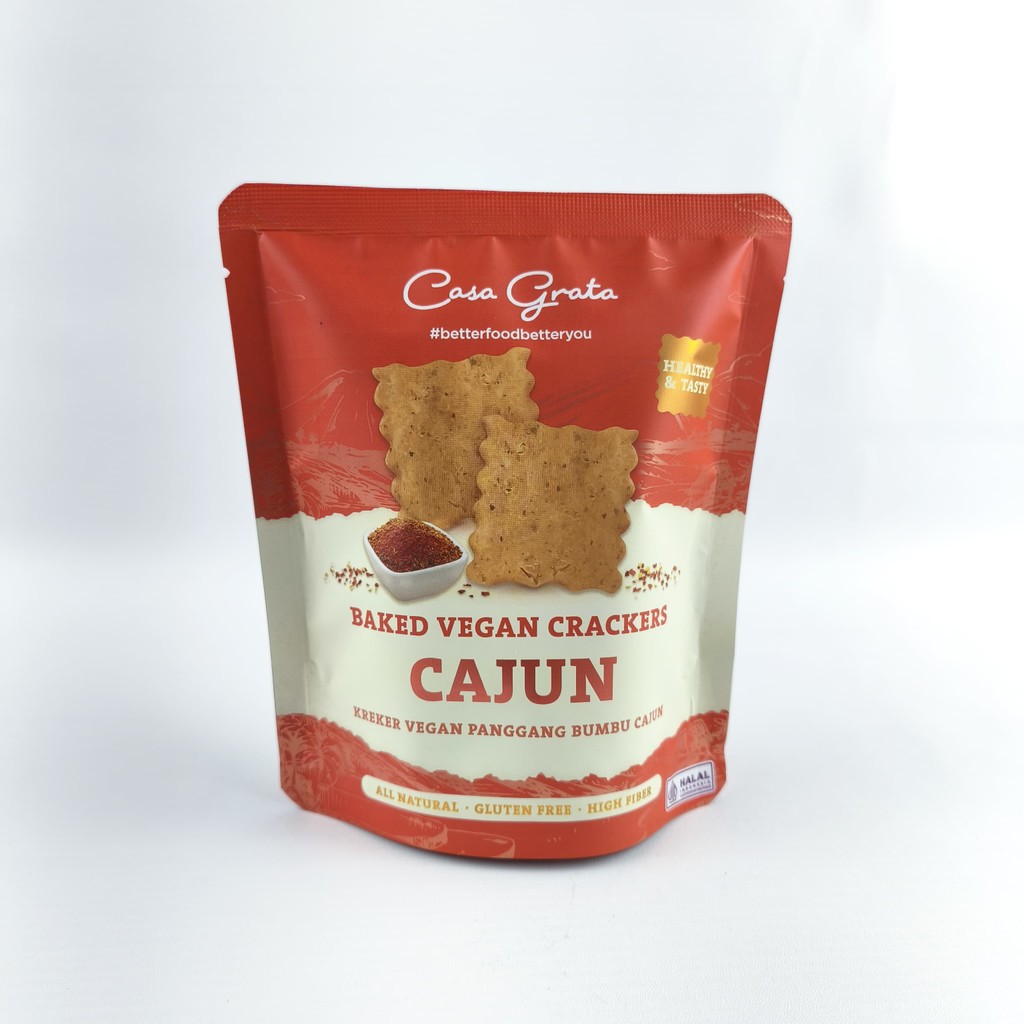 

Casa Grata Baked Vegan Crackers Cajun 20Gr
