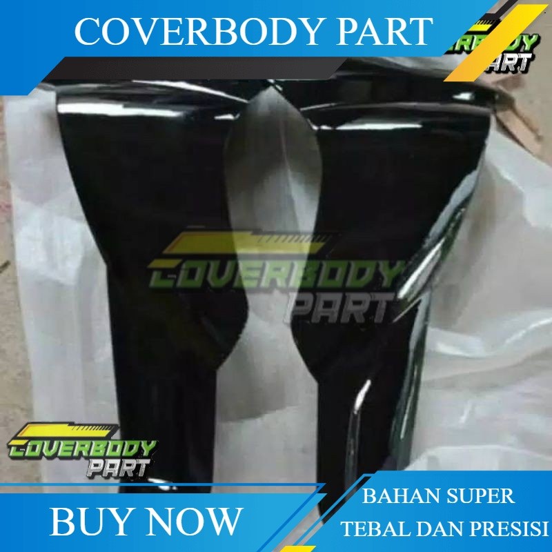 Sayap luar jupiter z new burhan tebeng depan luar Jupiter Z lama/burhan warna hitam bahan ABS tebal