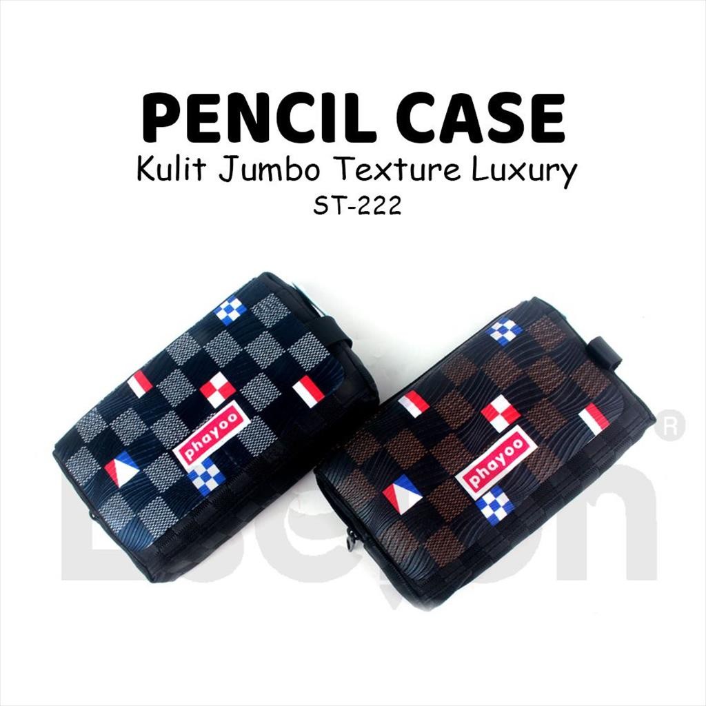 

❤️️Kotak Pensil Kulit Jumbo ST-222 / Tempat Pensil Kulit Jumbo❤️️