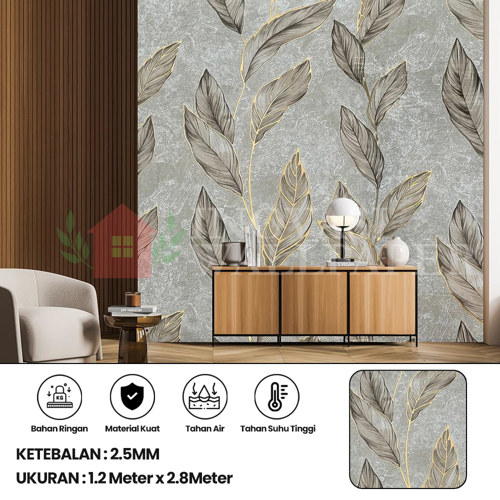 Wallpaper Dinding | Wallpaper Dinding Vinyl Marble | Wallpaper Dinding 3D Motif Marmer Uk 120X280Cm