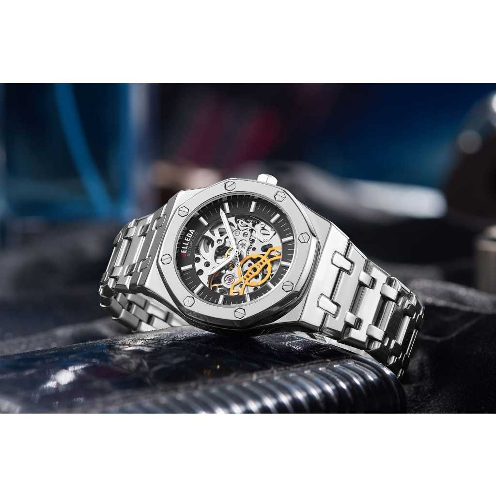 GJ BELLEDA 9532 RANTAI Jam Tangan Pria Rantai Original Anti Air Cowok Laki Laki Arloji Pria Water Re