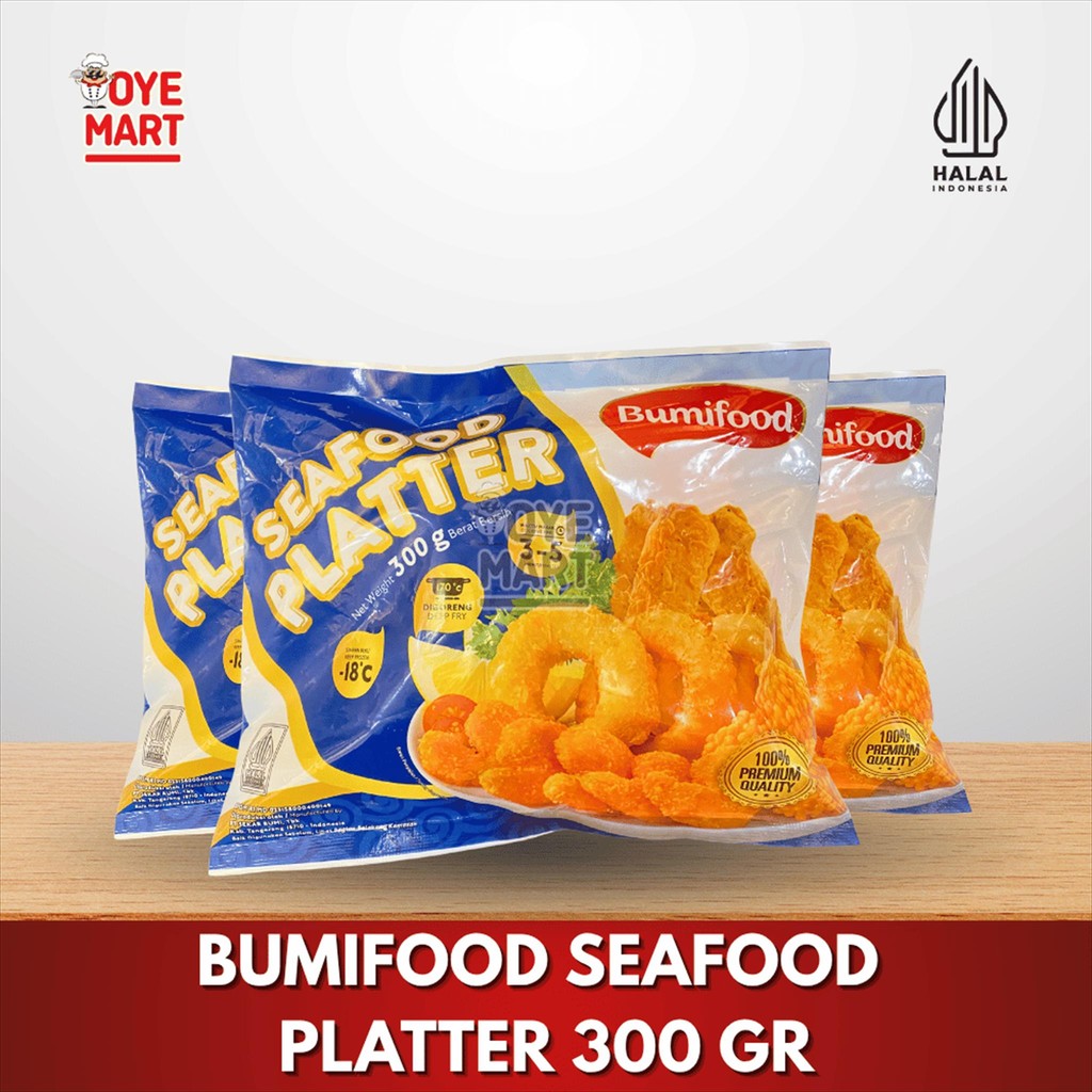

BUMIFOOD SEAFOOD PLATTER 300 GR